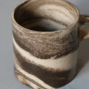 Stor mugg med marmorering