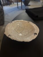 Skål i terrakotta och raku