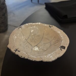 Skål i terrakotta och raku