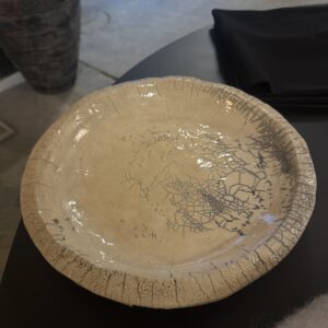 Fat i terrakotta och raku 35ø