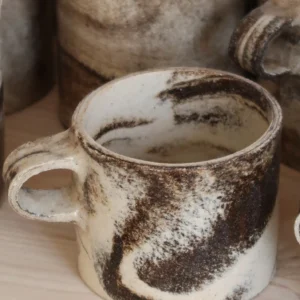 Liten mugg med marmorering