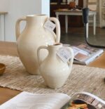 Traditionell handgjord emaljerad vas Stor