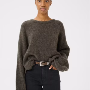 Gzalpha pullover chestnut melange