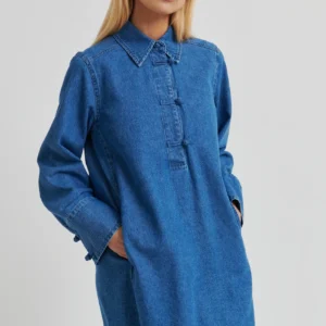 Cornelia denim tunika klänning