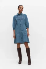 Cornelia denim shirt dress